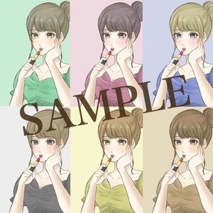 女の子のアイコンイラストお売りします！！