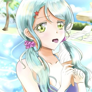 SNSアイコン用イラスト（おんなのこ）