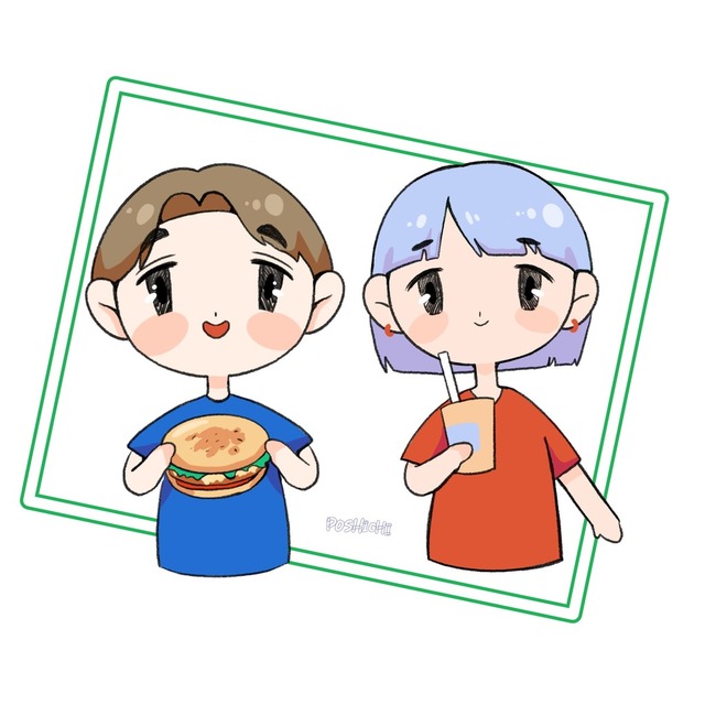 人物や動物のデフォルメイラスト