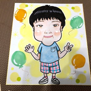 個性的なタッチの似顔絵描きます♪