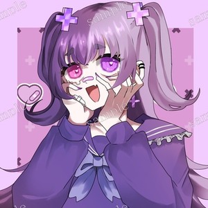 SNS用アイコンイラスト作成します！