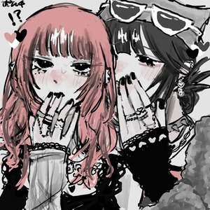 可愛くて個性的な厚塗りのSNS用アイコンを制作します！