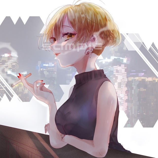 SNSアイコン、ヘッダー描きます