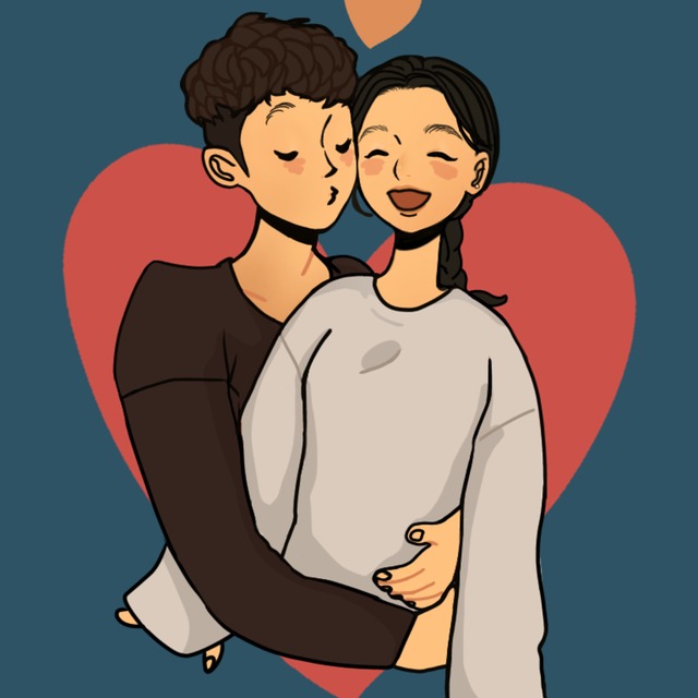 カップルのイラスト承ります