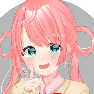 かわいいSNSアイコン描きます