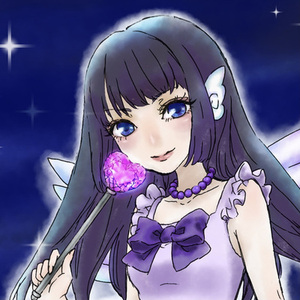 人物デフォルメ似顔絵SNSアイコン（バストアップ・ふんわり）