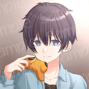 【差分あり】SNSのアイコン描かせていただきます