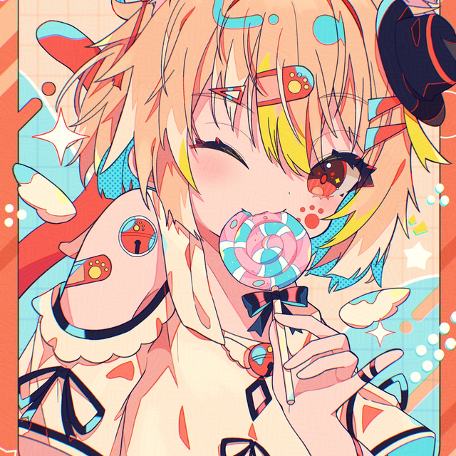 女の子キャラクターのアイコン描きます