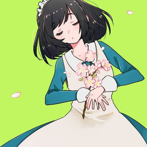 女の子のイラストアイコン