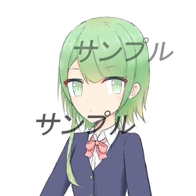 snsアイコン　女の子描きます