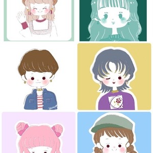 オシャレでかわいいアイコン描きます