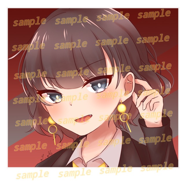 かわいいオリジナルアイコン描きます！