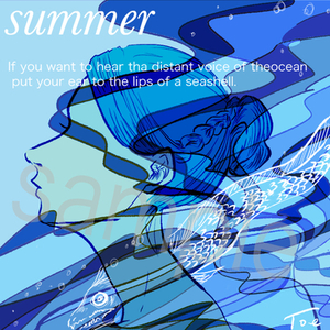 夏っぽいアイコン