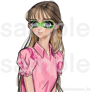 この絵柄でイラスト描きます！(SNSアイコン、似顔絵可)