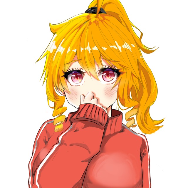 SNSアイコン　恥じらい