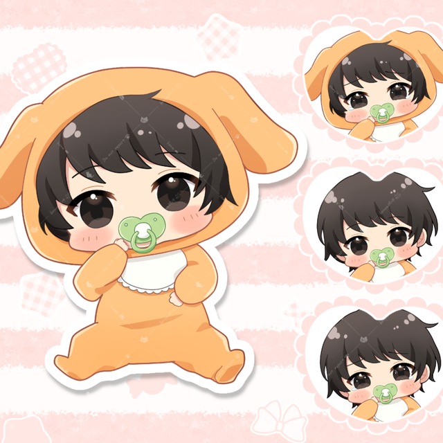 미니 캐릭터 일러스트 상품 이미지 2번째