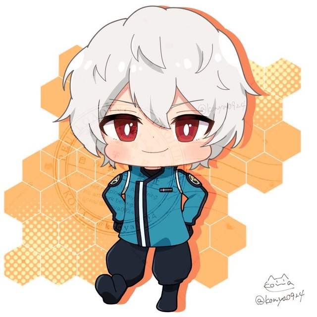 미니 캐릭터 일러스트 상품 이미지 4번째