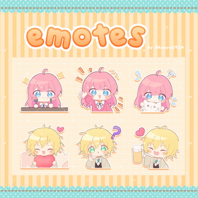 미니 캐릭터 일러스트 상품 이미지 5번째