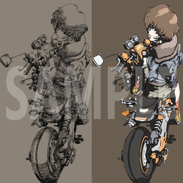 乗り物×機械×人物　ファンタジー　未来　イラスト制作します。の商品画像2枚目