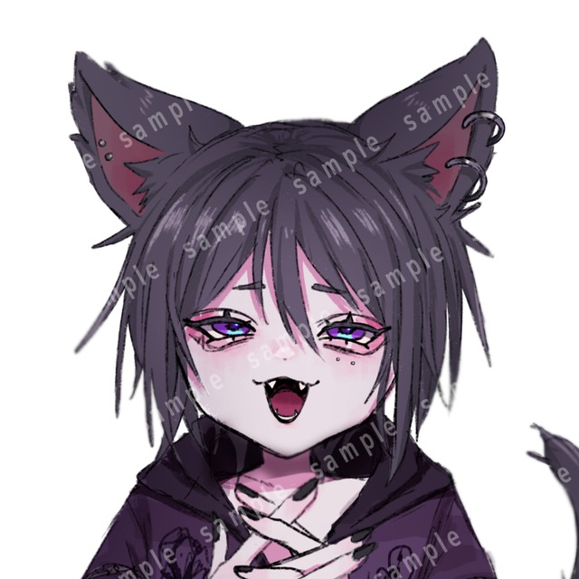 期間限定【最短納期３日】ダークでかわいいSNSアイコンイラストお描きします！