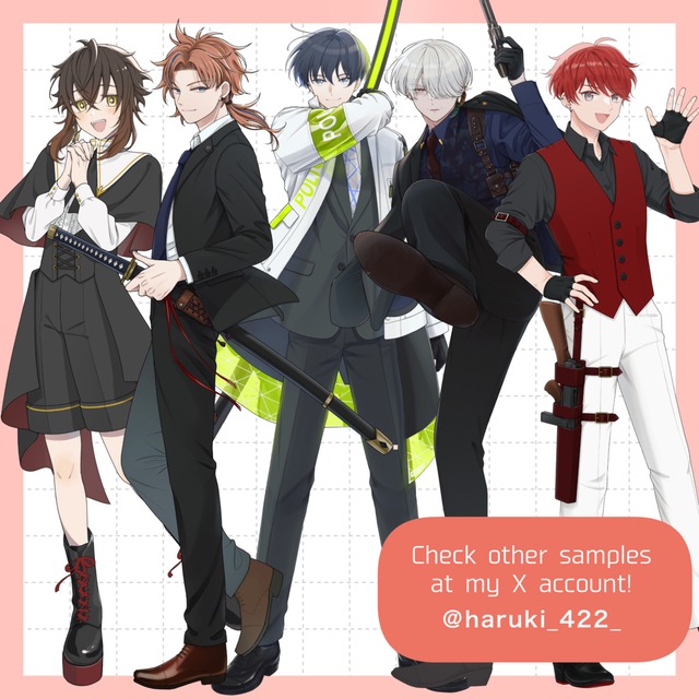 상업적 이용 OK - 전신 일러스트 제작 상품 이미지 3번째