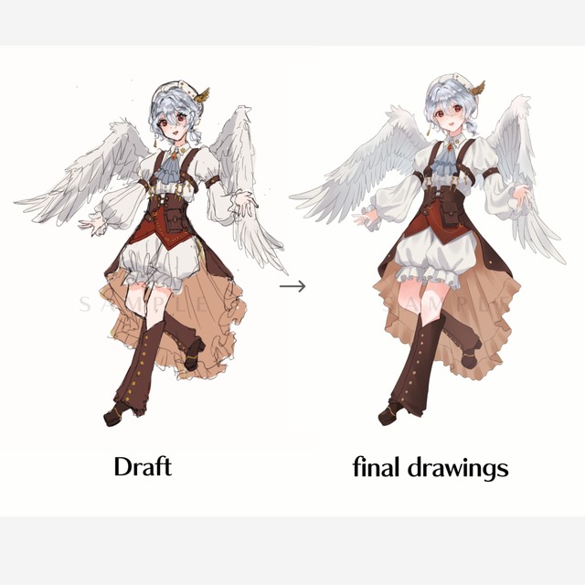 Image 3 of Character, VTuber] Creation of standing drawings