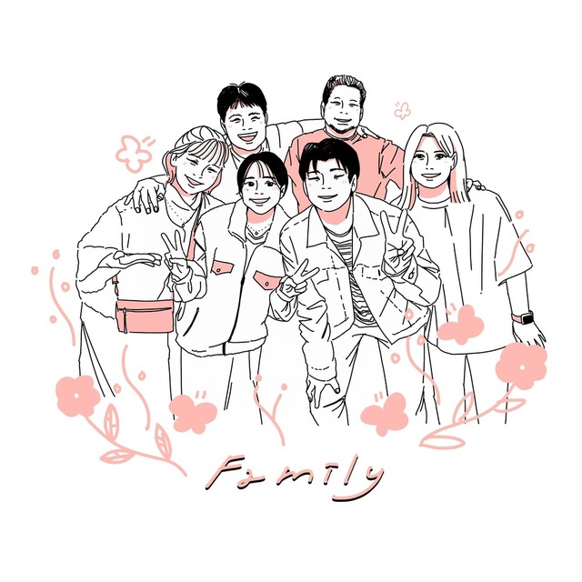 シンプル似顔絵