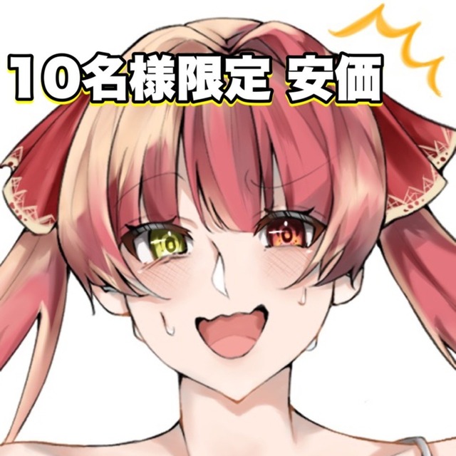 [10名様限定価格]アイコン 立ち絵 1枚絵を手がけます！