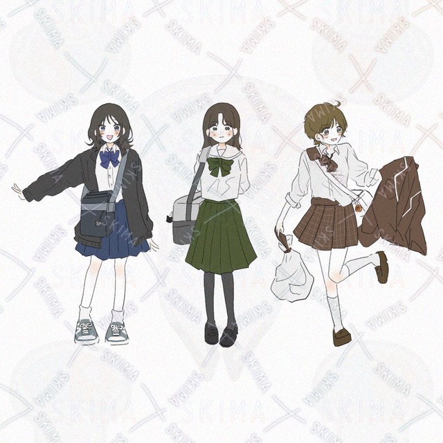 デフォルメ全身イラスト