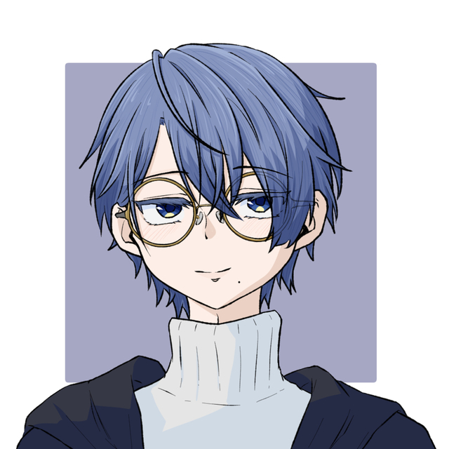 正方形　SNSアイコン　表情差分・カラー差分対応可能