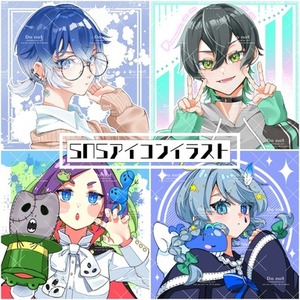 SNSアイコンイラスト