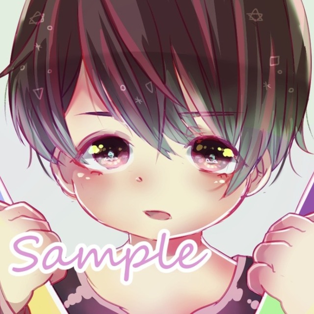 サムネ、アイコン描きます 彩度の高いあなた用のイラストを描かせてください