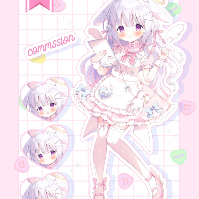 配信・TRPG等に使用できる立ち絵イラスト