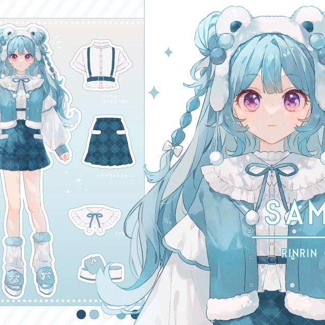 Live2D 모델 아트 ( Vtuber ) 상품 이미지 6번째