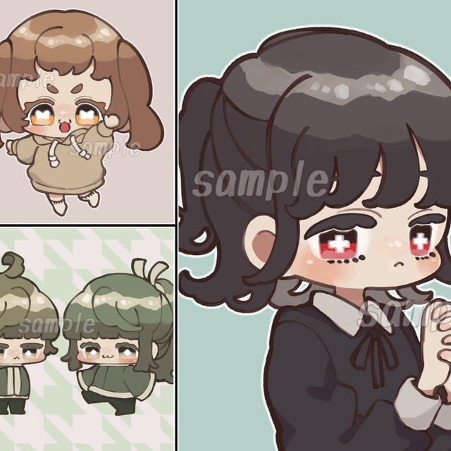 可愛いデフォルメキャラ✩SNS用アイコン✩