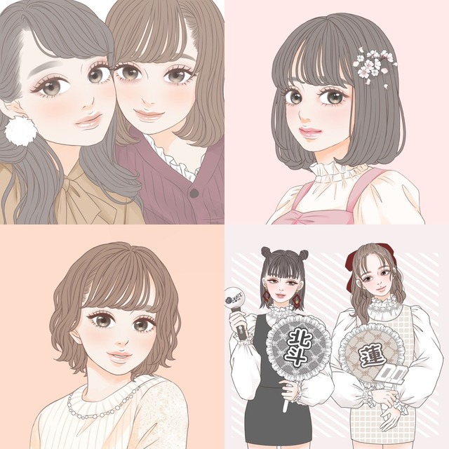 お洒落なアイコン描きます