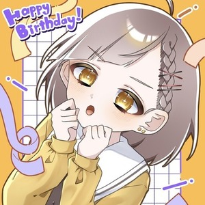 SNS等用人物イラスト