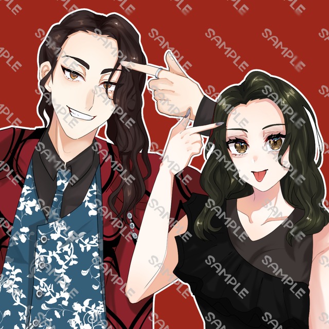 2人組アイコン描きます！