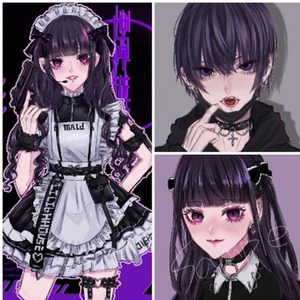 SNS用アイコン、1枚絵等