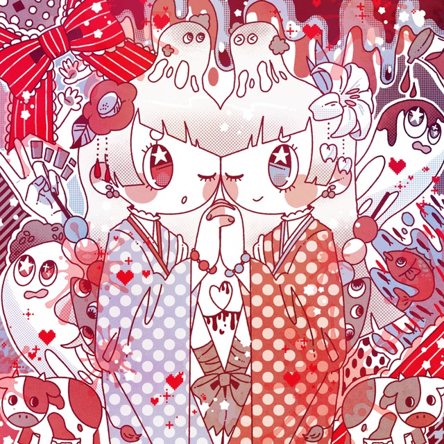 SOLAR　ペアキャラ　手描き　イラスト　リクエスト 専用 手描きリクエストイラスト SOLAR ペアキャラ 手描き イラスト