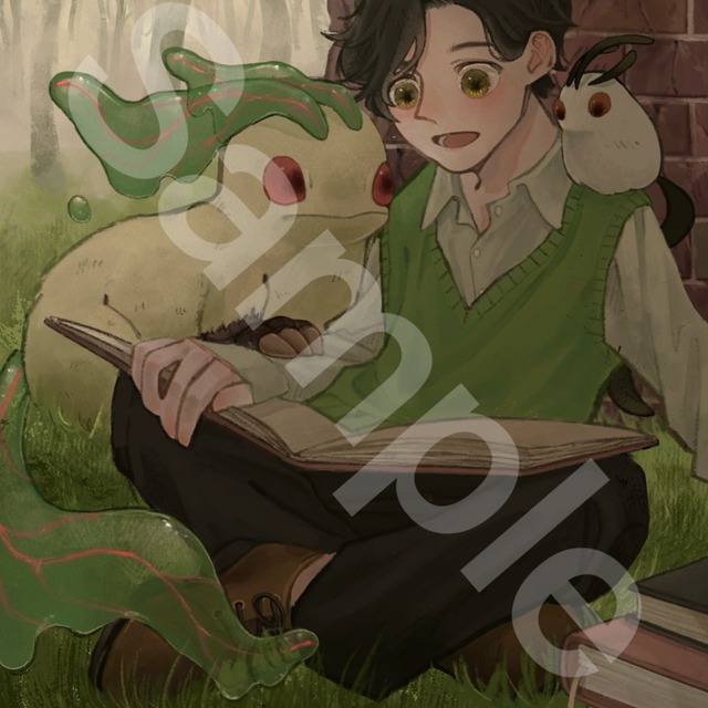 絵本のようなやわらかい雰囲気の1枚絵（スチル）を制作します。