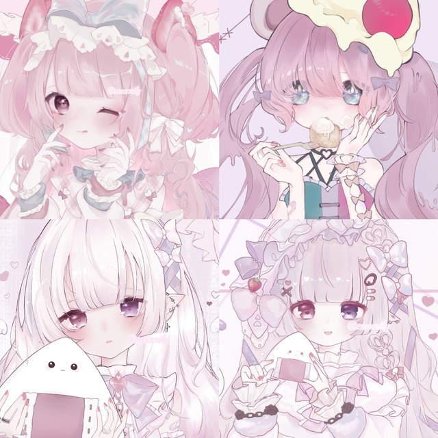 SNSアイコンイラスト、1枚絵などお描きします✦.*