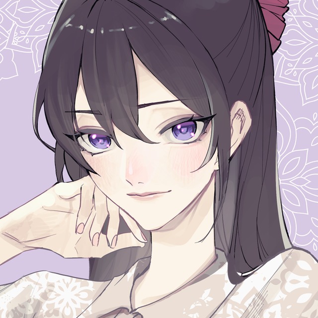 キレイめな目を惹く一枚絵制作