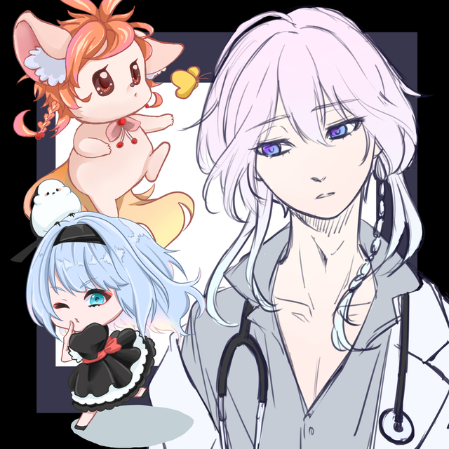 SNSのアイコン、イラスト、など描きます！