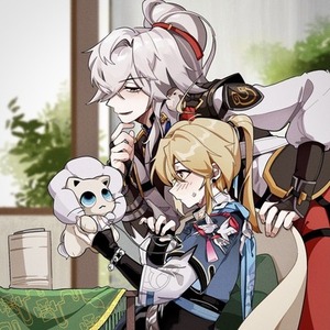 二人のイラスト