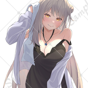 納期長めバストアップイラスト
