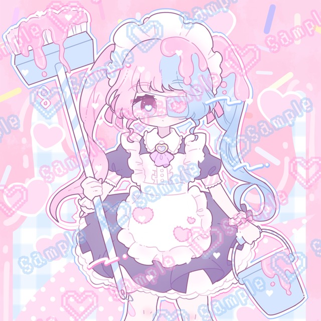 創作【さわやかなゆめ】手描きイラスト 下絵付き セール中】ゆめかわポップなイラスト描きます🪄︎︎◝✩ | SKIMA