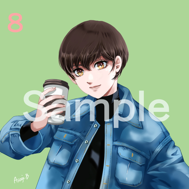 SNS等のアイコンに使えるイラストです