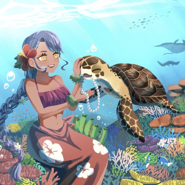 絵本風の温かいイラストをお描きします