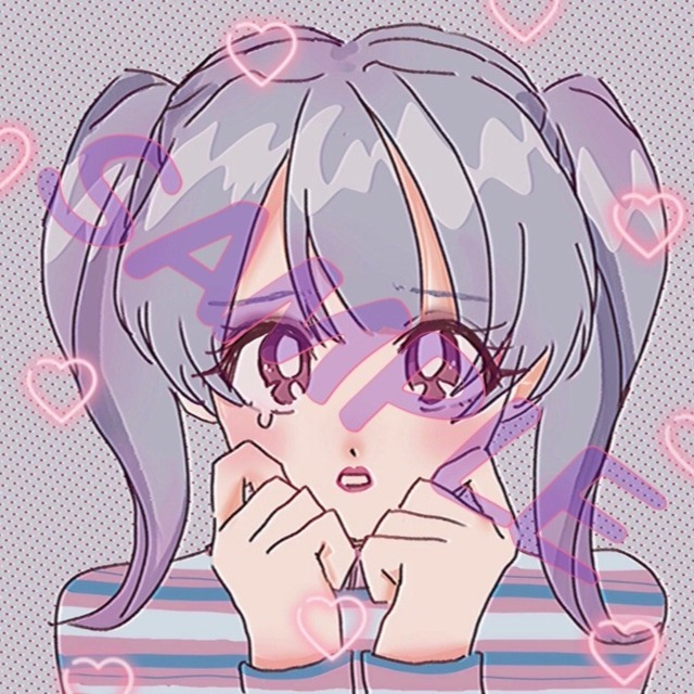 90年代風のSNSアイコン